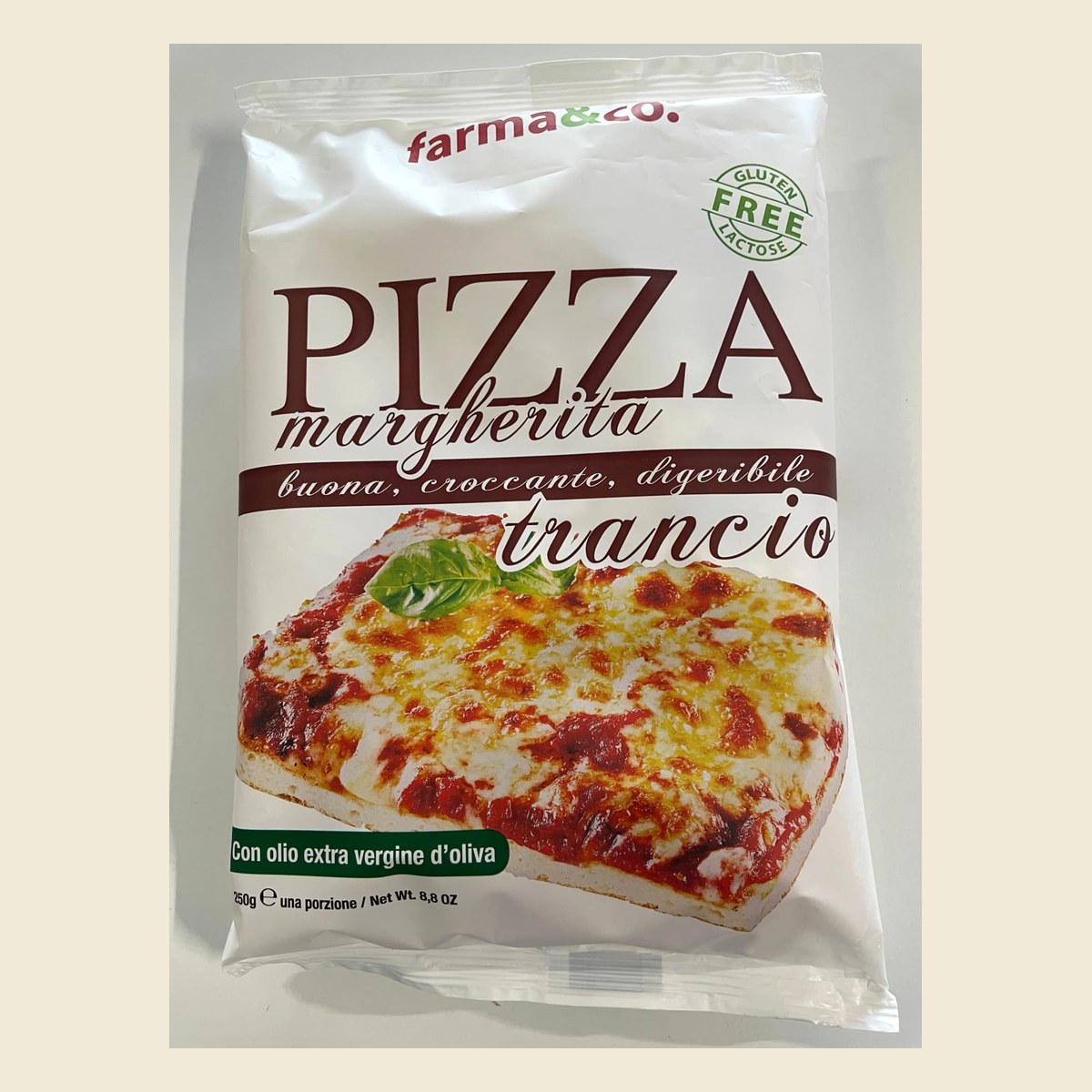 Pizza Margherita Trancio