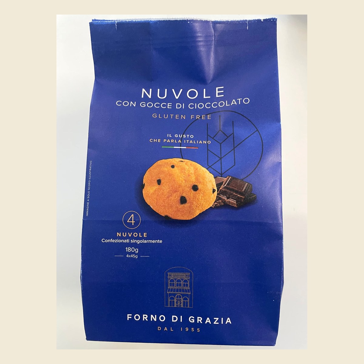Nuvole con gocce di cioccolato