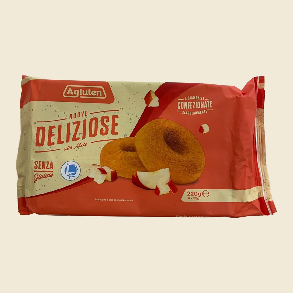 Nuove Deliziose alle Mele (4 x 55 g)