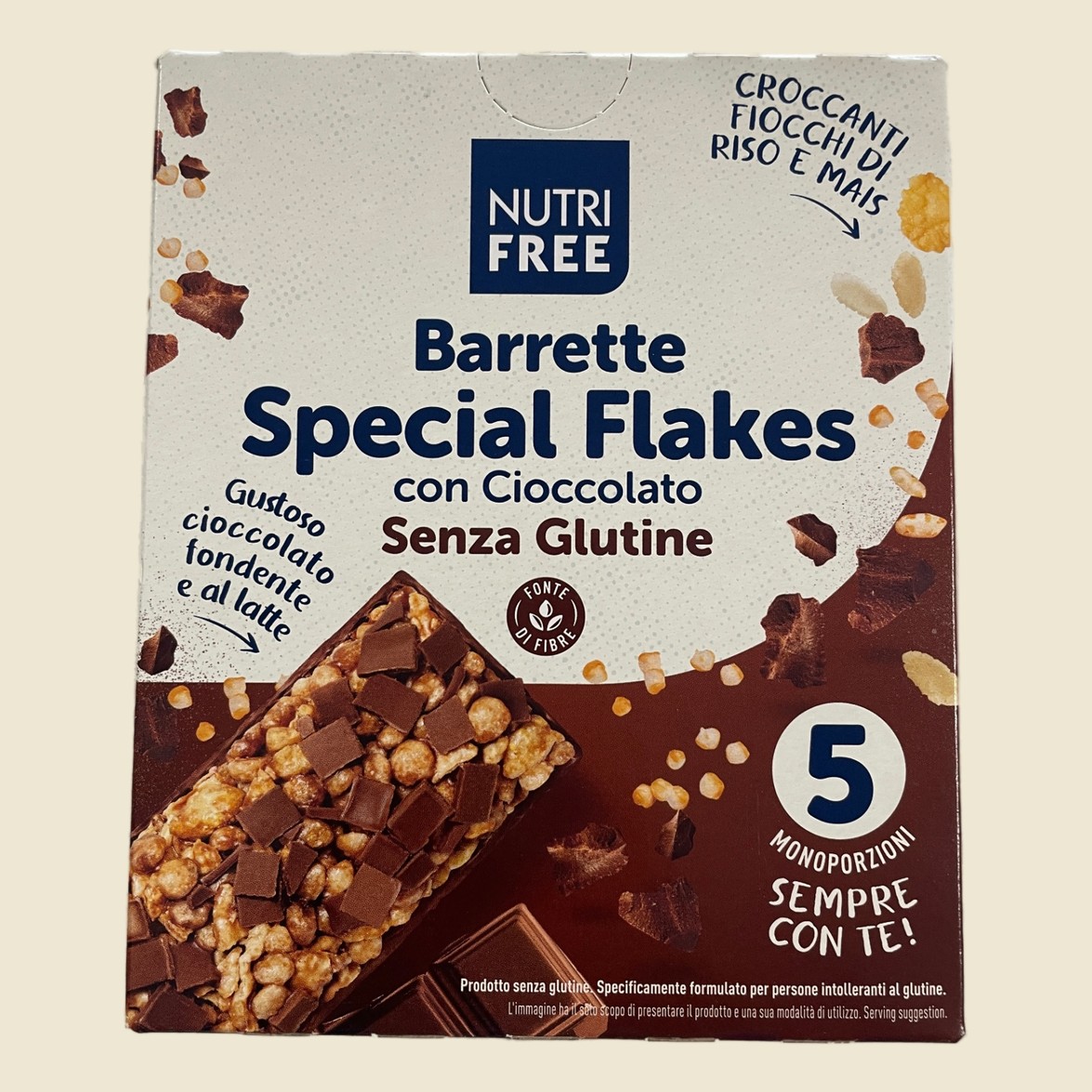 Barrette Special Flakes con Cioccolato
