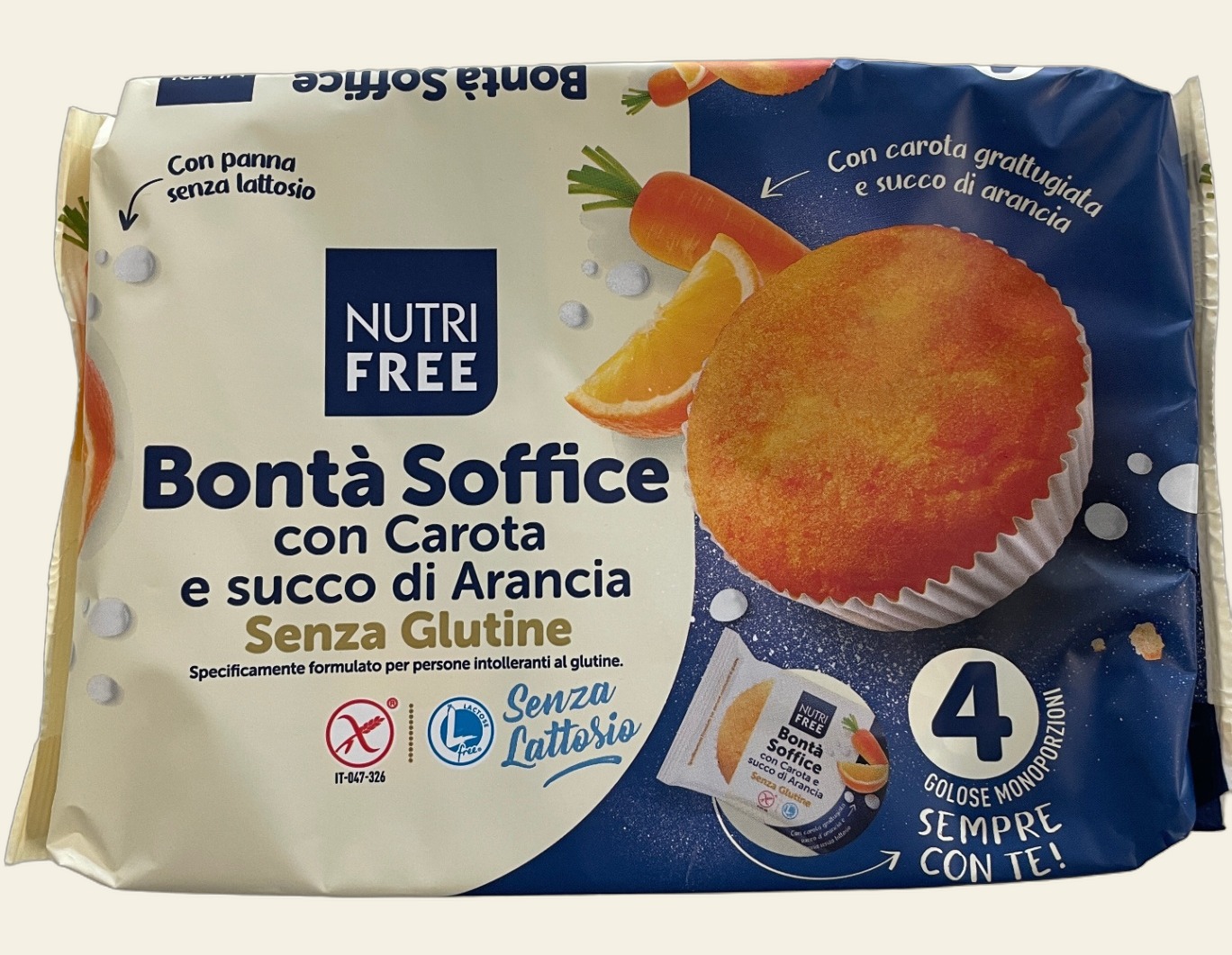 Bontà Soffice con Carota e Succo di Arancia