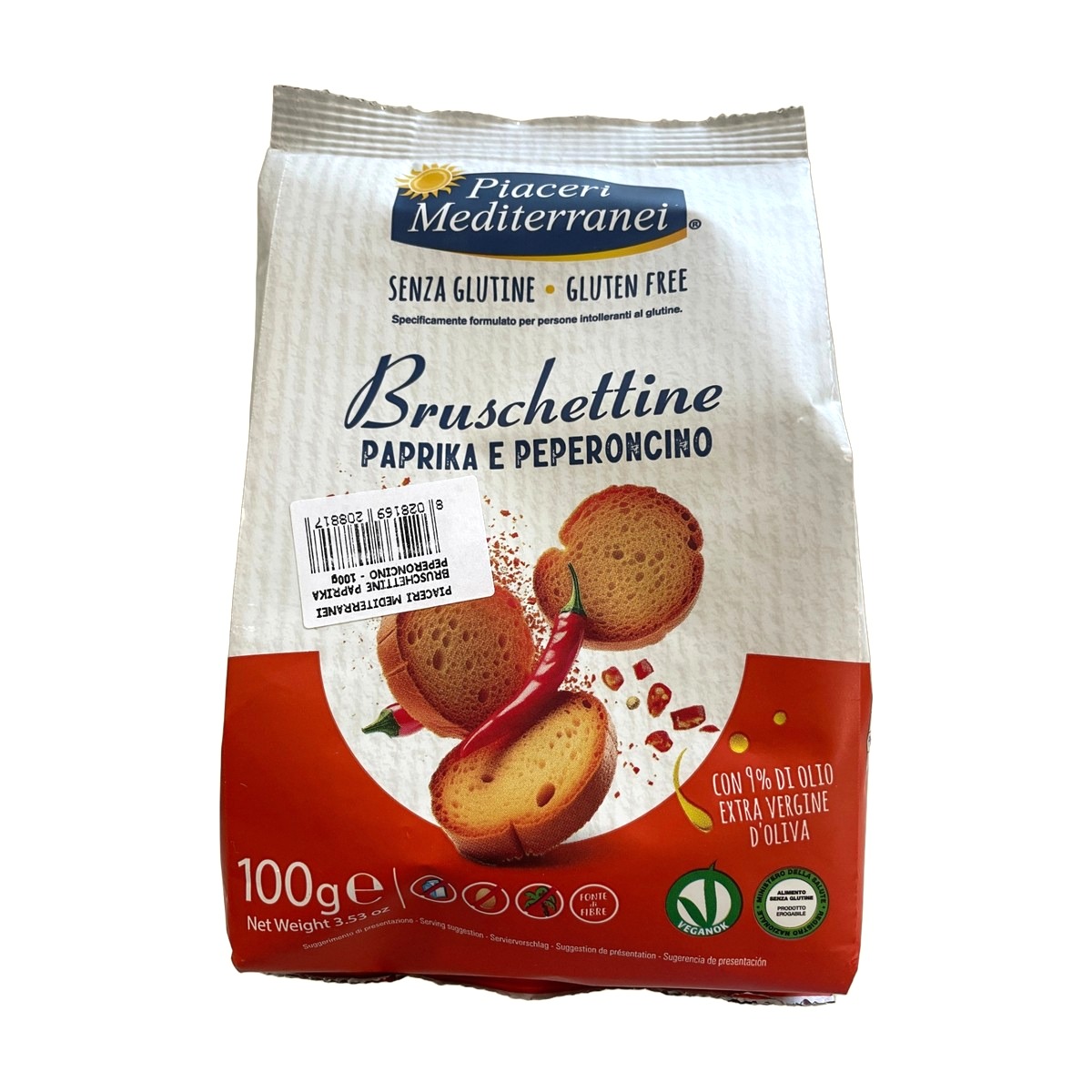 Bruschettine Paprika e Peperoncino