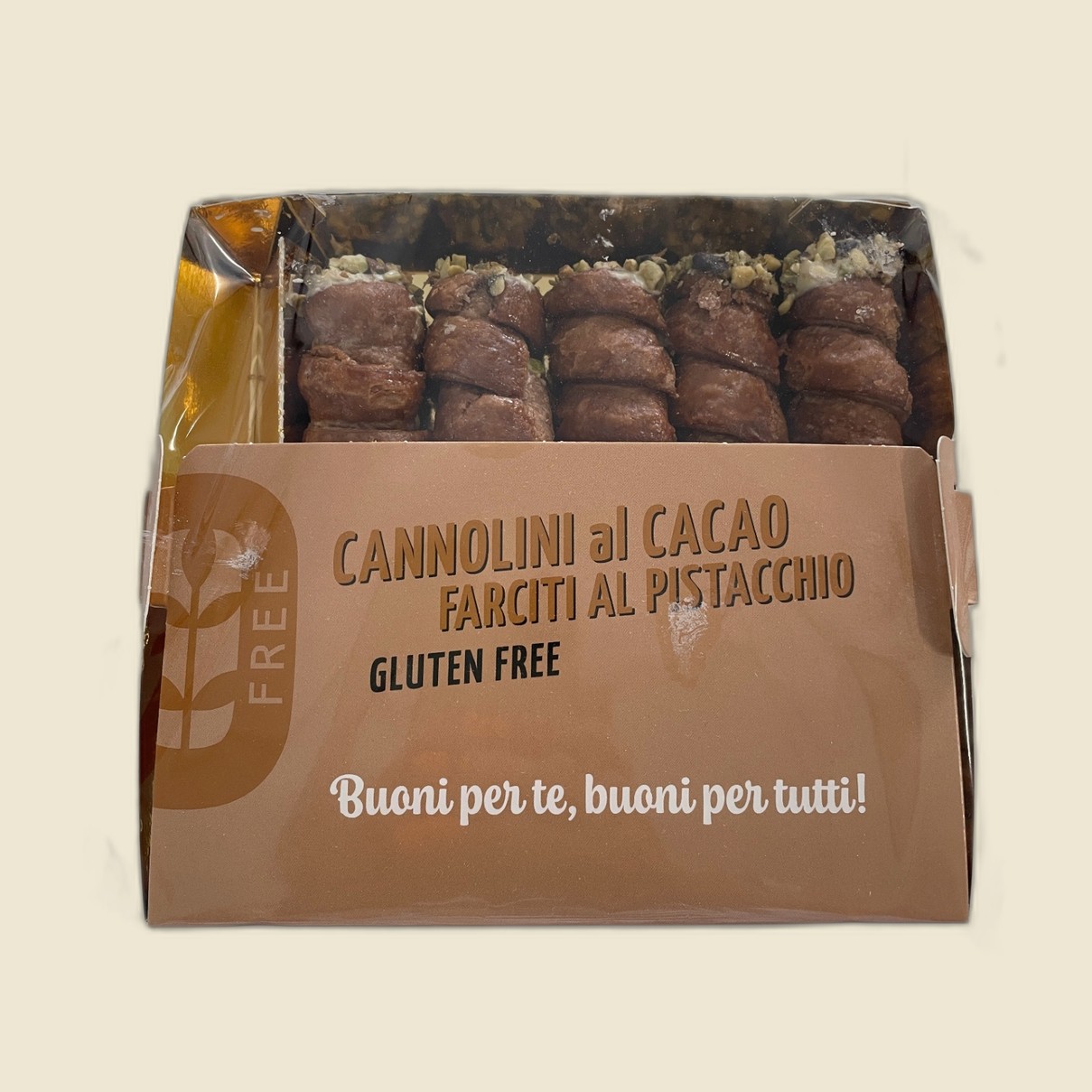 Cannolini al Cacao farciti al Pistacchio