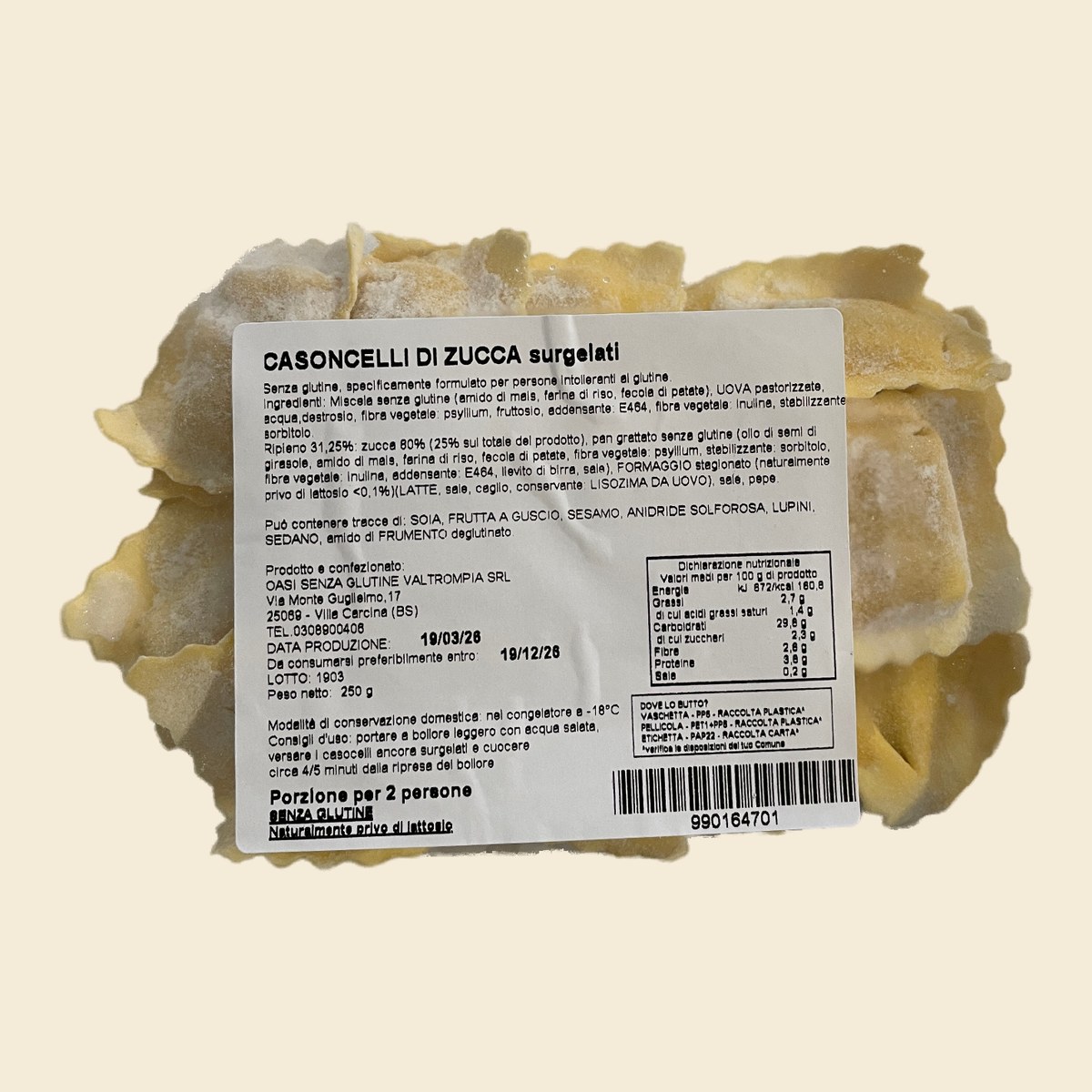 Casoncelli di Zucca