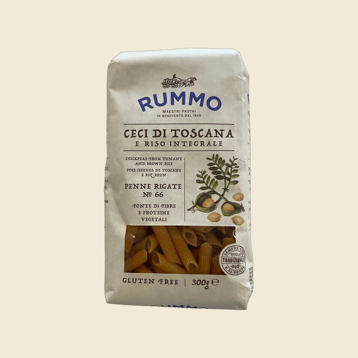Ceci di Toscana e Riso Integrale — Penne Rigate N° 66