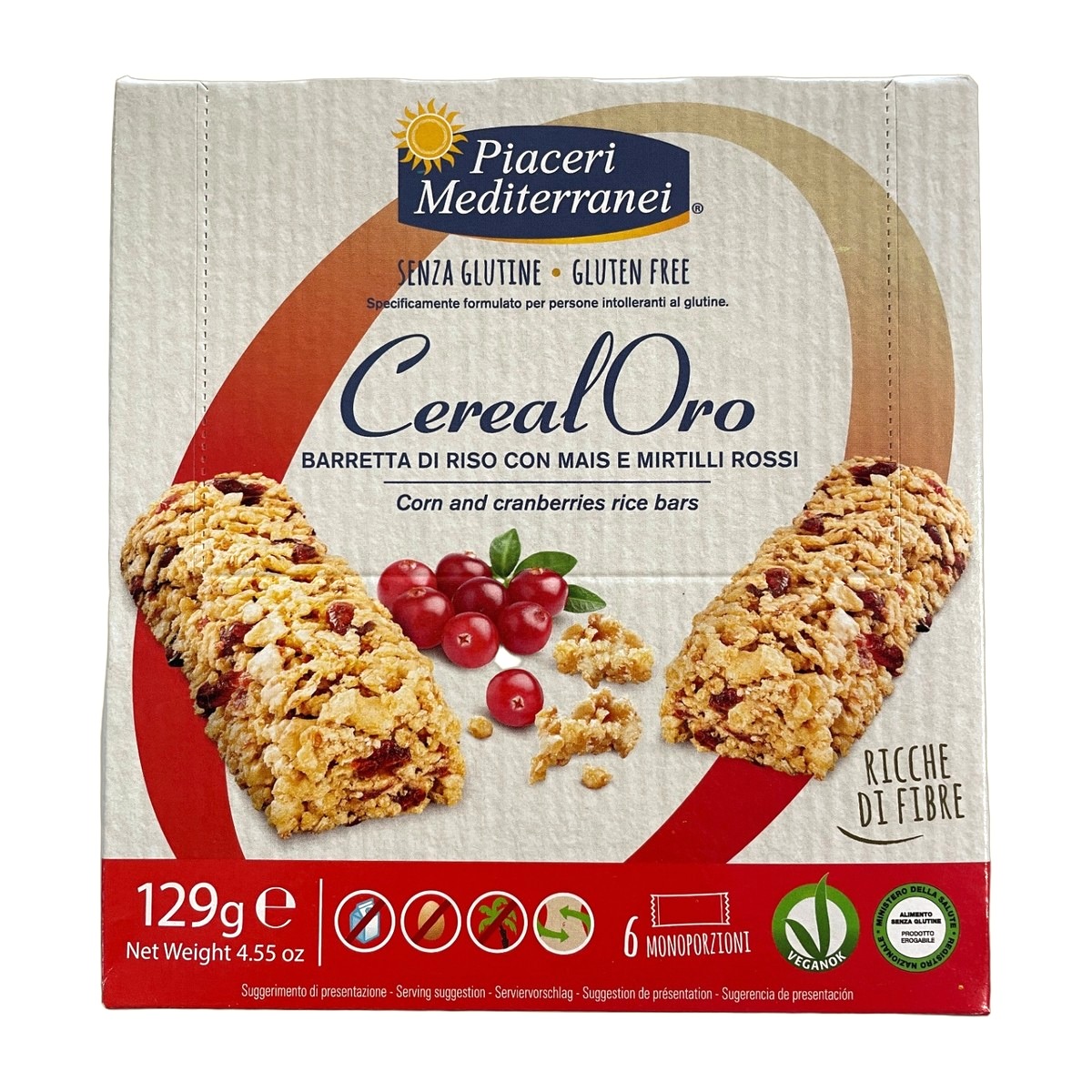 CerealOro Barretta di Riso con Mais e Mirtilli Rossi