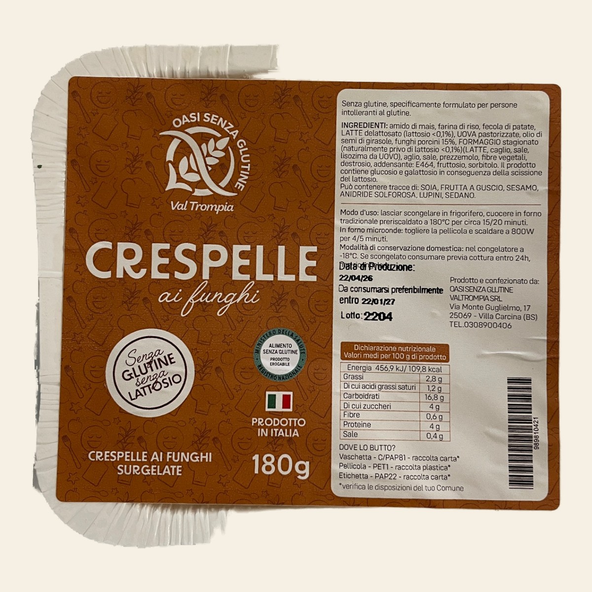 Crespelle ai Funghi