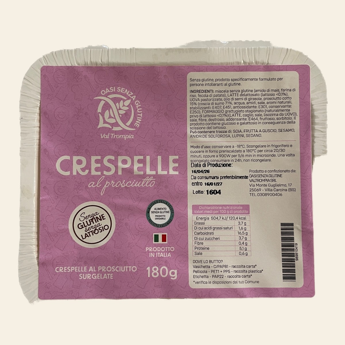 Crespelle al Prosciutto