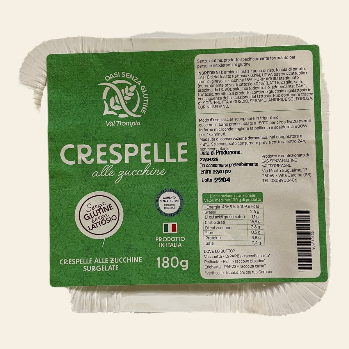 Crespelle alle Zucchine
