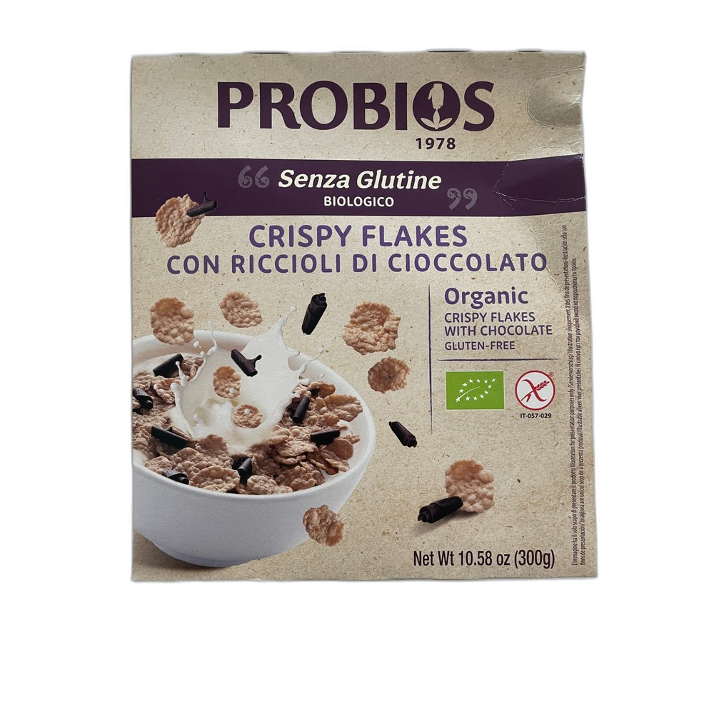 Crispy Flakes con Riccioli di Cioccolato Bio