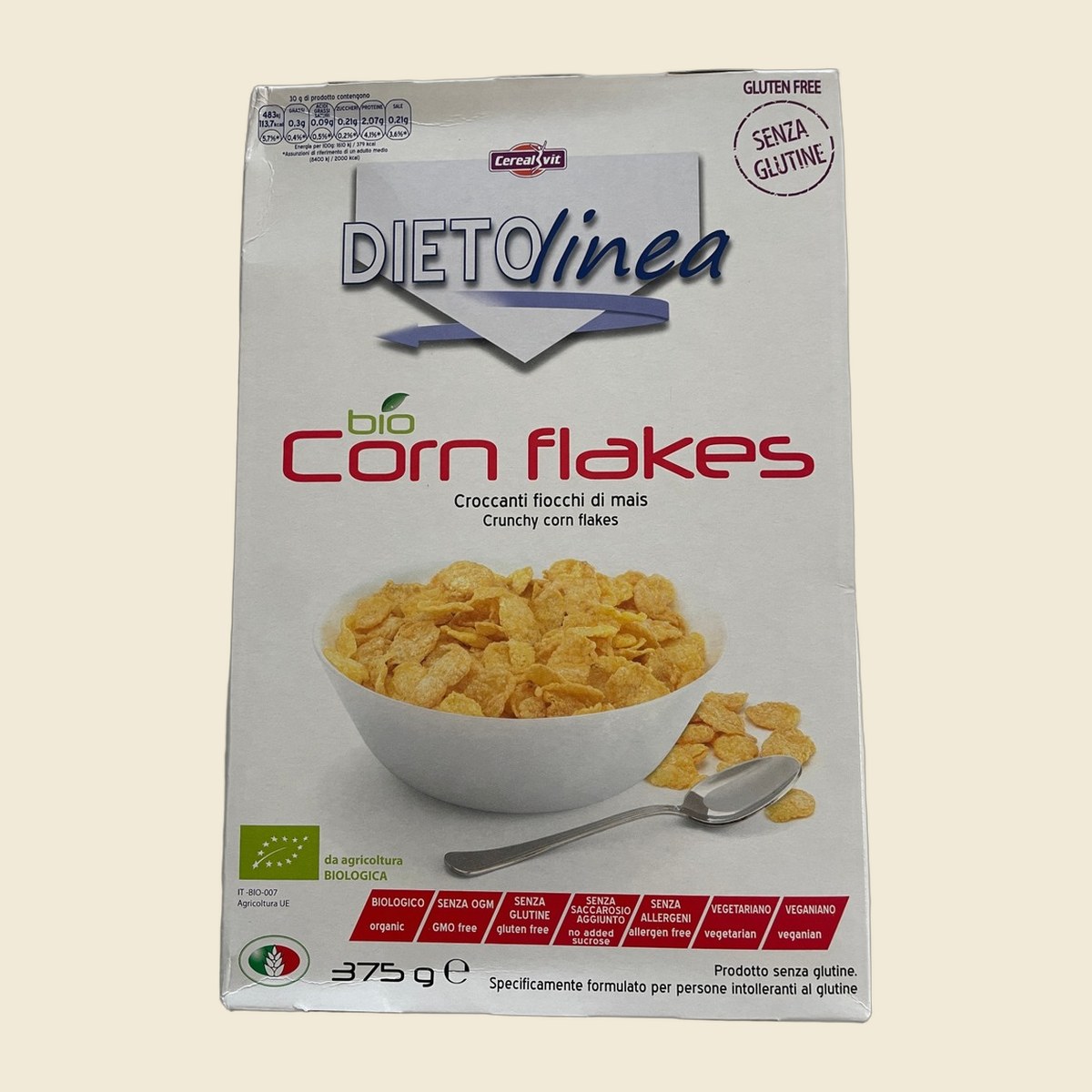 Dietolinea Bio Corn Flakes