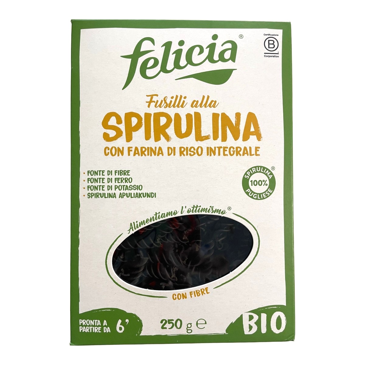 Fusilli alla Spirulina Bio