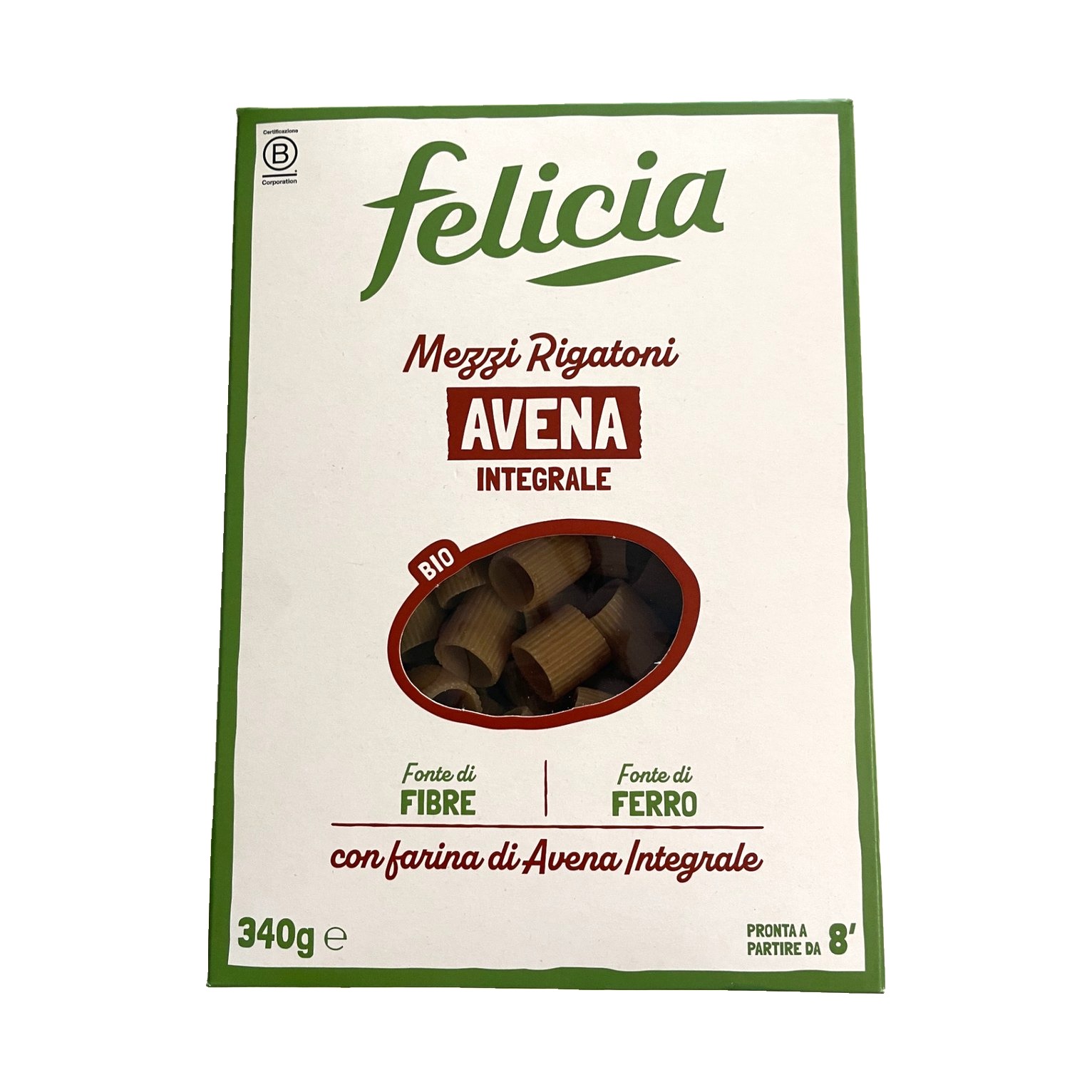 Mezzi Rigatoni Avena Integrale Bio