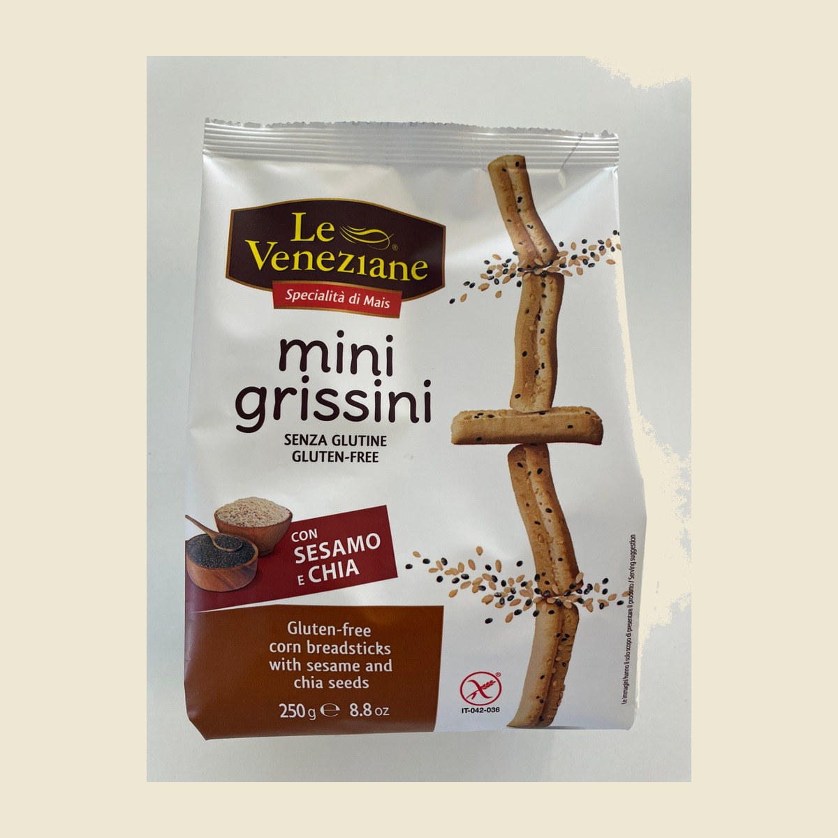 Mini Grissini con Sesamo e Chia