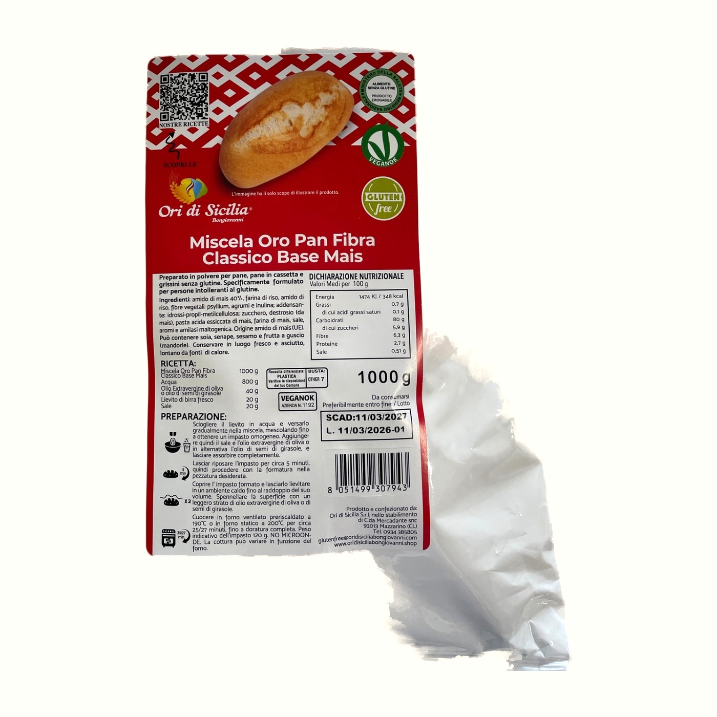 Miscela Oro Pan Fibra – Classico Base Mais
