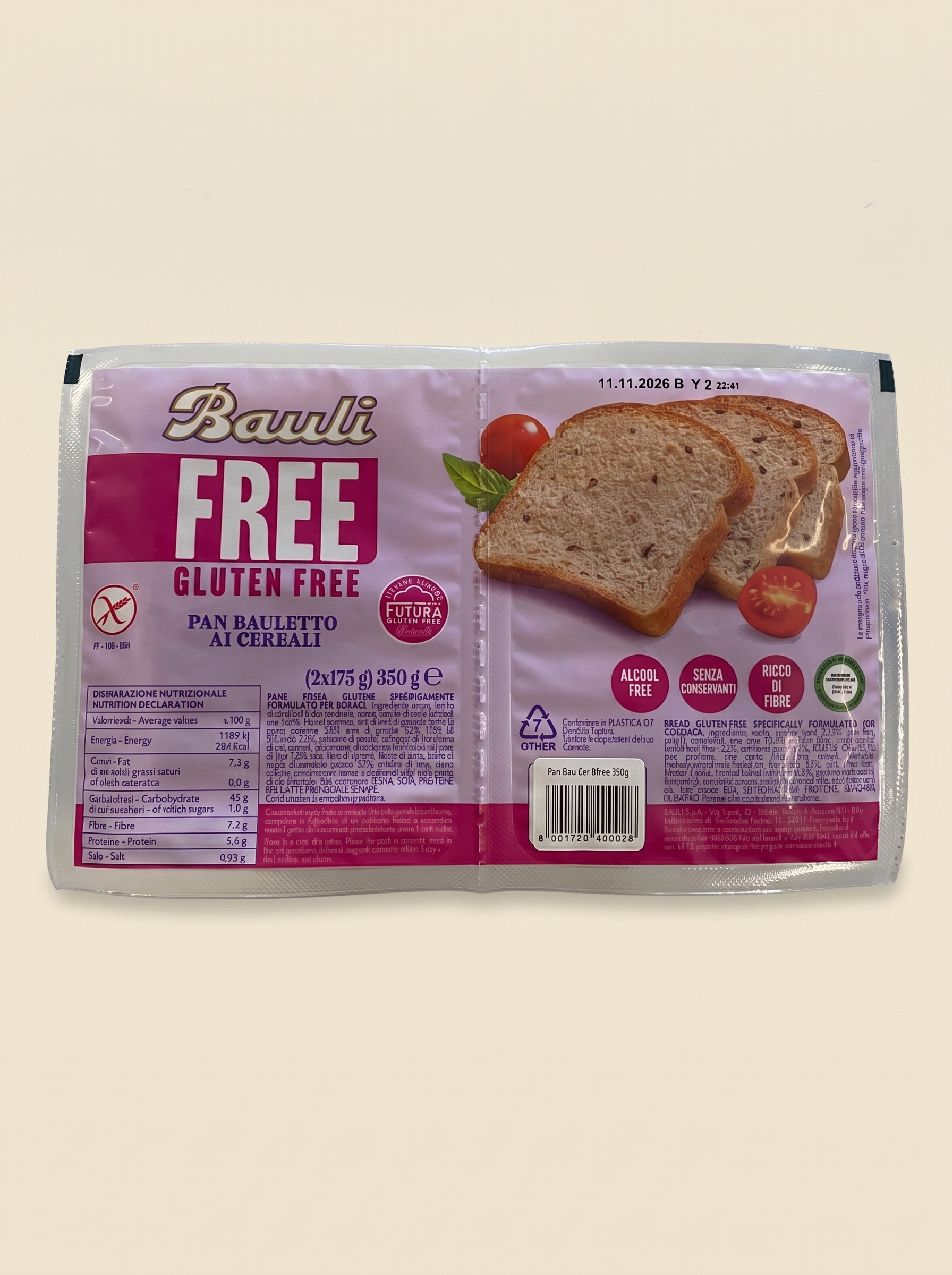 Pan Bauletto ai Cereali