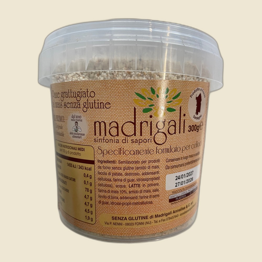Pane Grattugiato al Mais