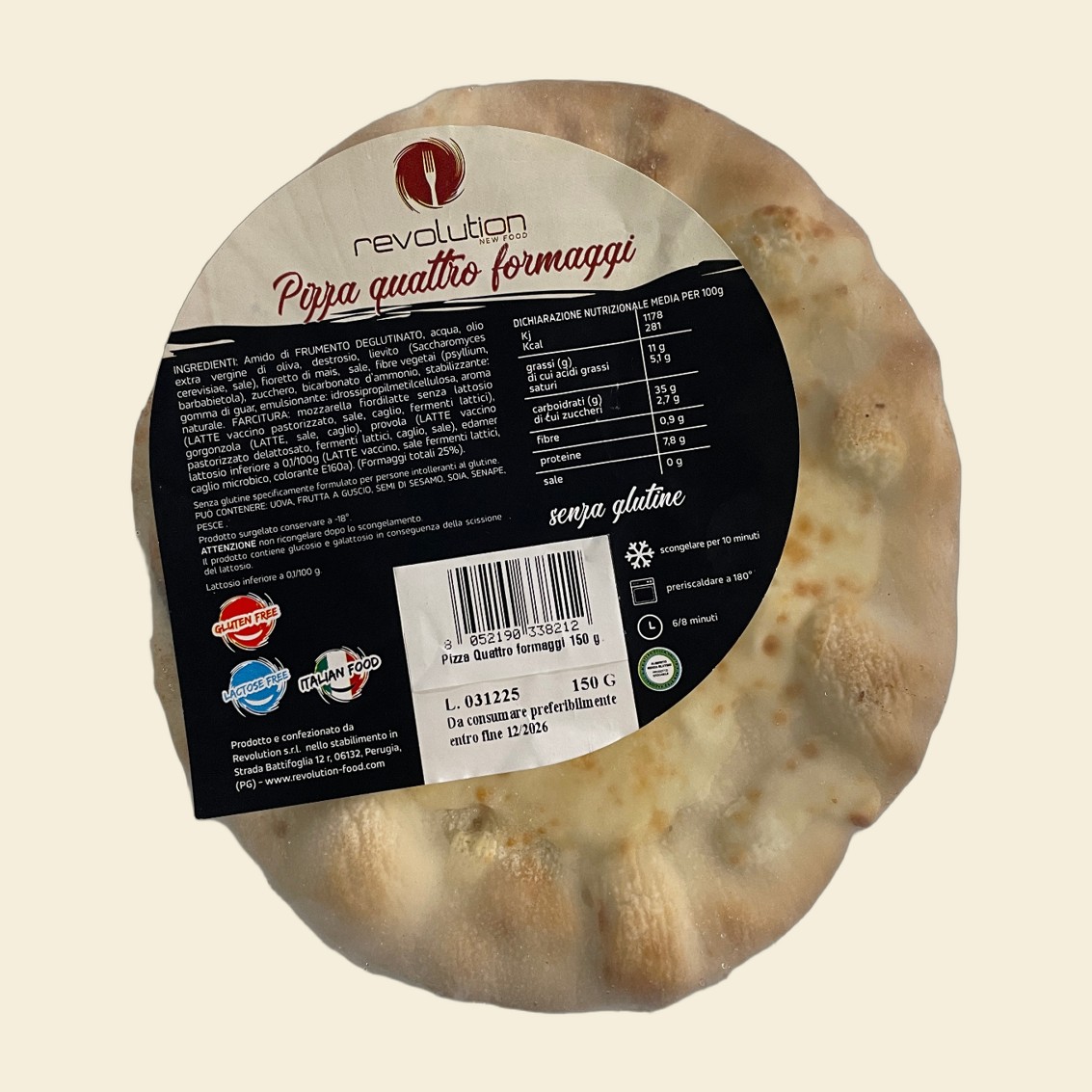 Pizza Quattro Formaggi