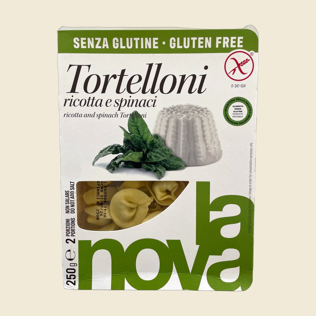 Tortelloni Ricotta e Spinaci