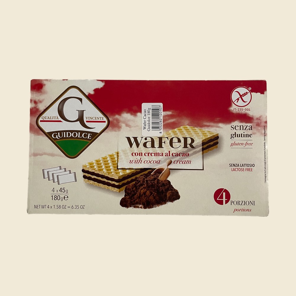 Wafer con Crema al Cacao