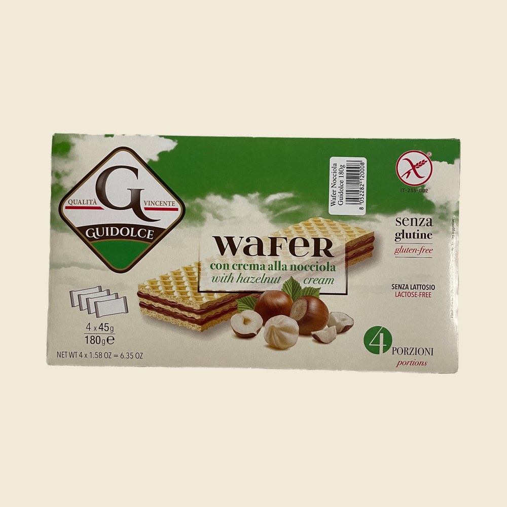 Wafer con Crema alla Nocciola