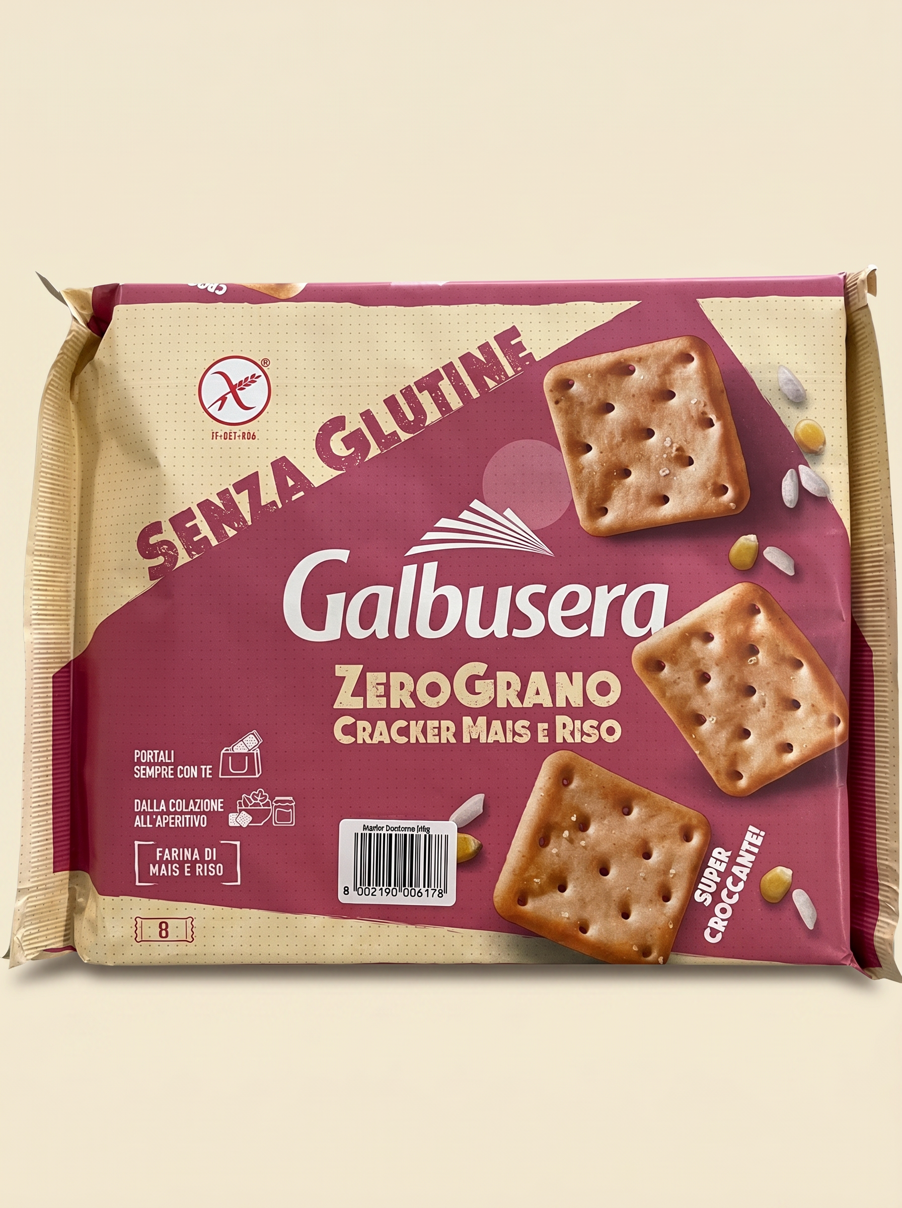 ZeroGrano Cracker Mais e Riso