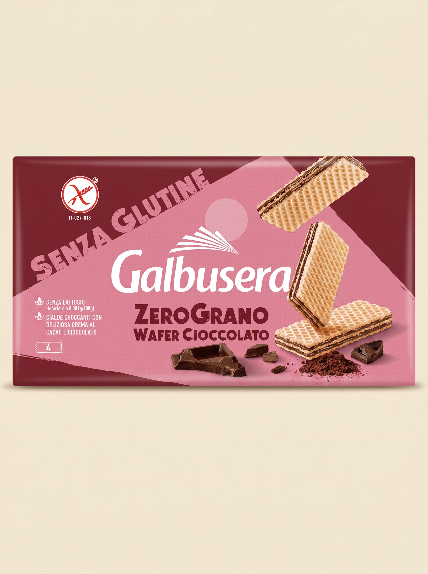 ZeroGrano Wafer Cioccolato